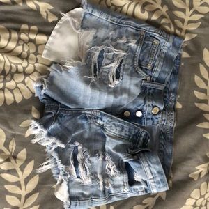 American Eagle high-waisted shorts